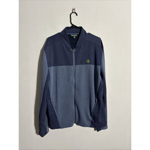 EUC MEN’S MASTERS GOLF BERCKMAN’S PLACE JACKET SIZE EXTRA LARGE XL BLUE GOLF